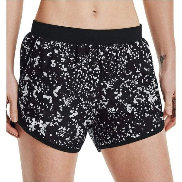 Women's UA Fly-By 2.0 Printed Shorts - Picture 4 of 11
